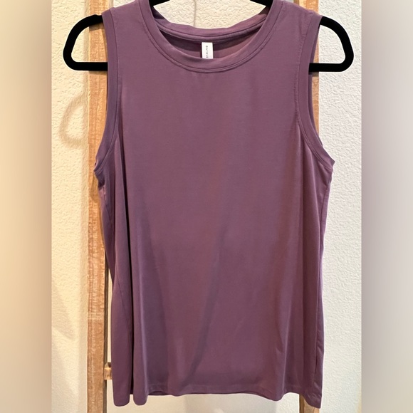 Athleta Purple Fitted Tank Top - Picture 1 of 3